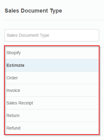 assignment to sales document type